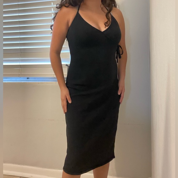 Moschino Black Halter Strap Dress - Picture 2 of 7